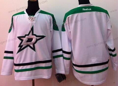 Herren Dallas Stars Leer 2013 Trikots – Weiß