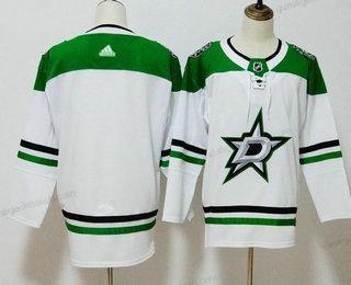 Herren Dallas Stars Leer 2017-2018 Hockey Strickerei NHL Trikots – Weiß