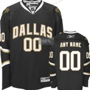 Herren Dallas Stars Personalisiertes Trikots – Schwarz