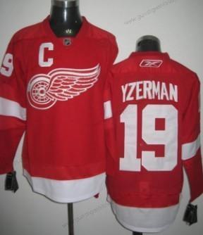 Herren Detroit Red Wings #19 Steve Yzerman Trikots – Rot