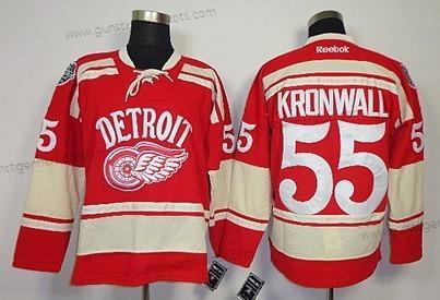 Herren Detroit Red Wings #55 Niklas Kronwall 2014 Winter Klassisch Trikots – Rot