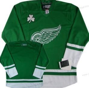 Herren Detroit Red Wings Leer St. Patrick’S Day Trikots – Grün