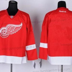 Herren Detroit Red Wings Leer Trikots – Rot