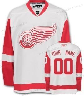 Herren Detroit Red Wings Personalisiertes Trikots – Weiß