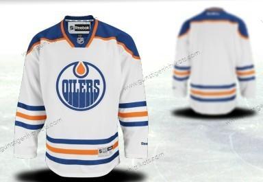 Herren Edmonton Oilers Personalisiertes Thrid Trikots – Weiß