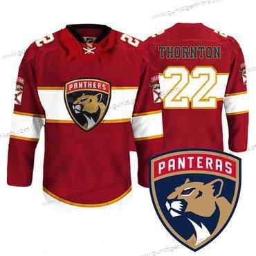 Herren Florida Panthers #22 Shawn Thornton New Logo Reebok Premier Spieler Trikots – Rot