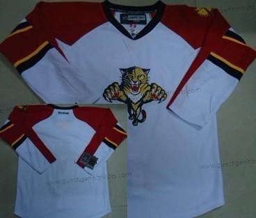 Herren Florida Panthers Leer Trikots – Weiß