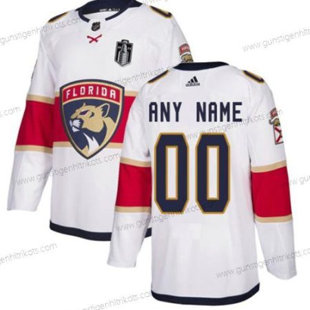 Herren Florida Panthers Personalisiertes Active Spieler 2023 Stanley Cup Final Strickerei Trikots – Weiß