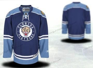 Herren Florida Panthers Personalisiertes Ausweichtrikot Trikots – Blau