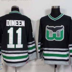 Herren Hartford Whalers #11 Kevin Dineen 1995-96 CCM Vintage Trikots – Schwarz