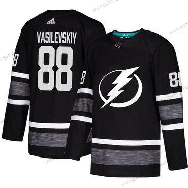 Herren Lightning #88 Andrei Vasilevskiy Authentisch 2019 All-Star Strickerei Hockey Trikots – Schwarz