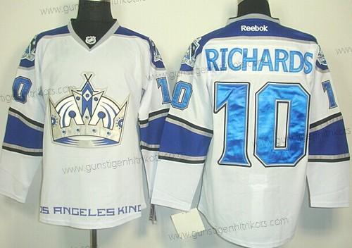 Herren Los Angeles Kings #10 Mike Richards Ausweichtrikot Trikots – Weiß