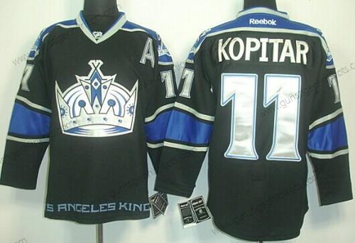 Herren Los Angeles Kings #11 Anze Kopitar Ausweichtrikot Trikots – Schwarz