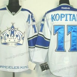 Herren Los Angeles Kings #11 Anze Kopitar Ausweichtrikot Trikots – Weiß