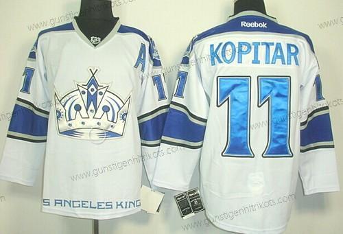 Herren Los Angeles Kings #11 Anze Kopitar Ausweichtrikot Trikots – Weiß