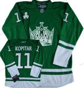 Herren Los Angeles Kings #11 Anze Kopitar St. Patrick’S Day Trikots – Grün