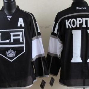 Herren Los Angeles Kings #11 Anze Kopitar Trikots – Schwarz