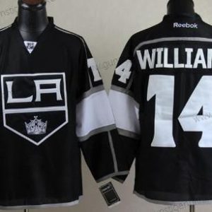 Herren Los Angeles Kings #14 Justin Williams Trikots – Schwarz