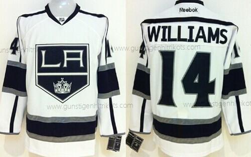 Herren Los Angeles Kings #14 Justin Williams Trikots – Weiß