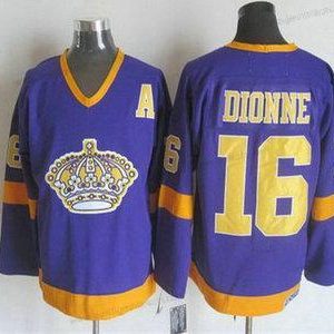 Herren Los Angeles Kings #16 Marcel Dionne 1977-79 CCM Vintage Trikots – Lila