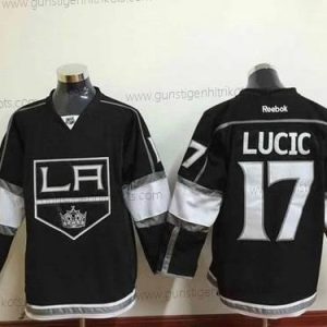 Herren Los Angeles Kings #17 Milan Lucic Trikots – Schwarz