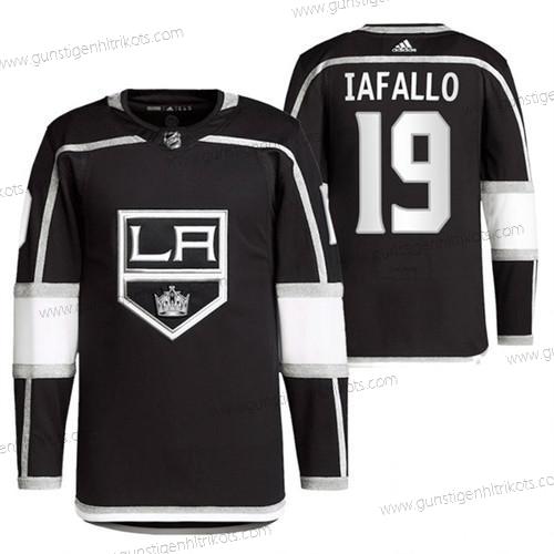 Herren Los Angeles Kings #19 Alex Iafallo Strickerei Trikots – Schwarz