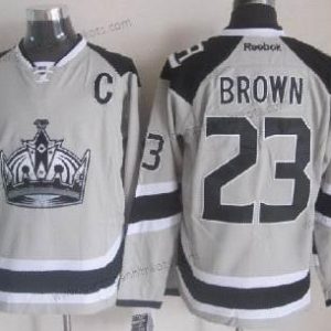 Herren Los Angeles Kings #23 Dustin Brown 2014 Stadium Series Trikots – Grau