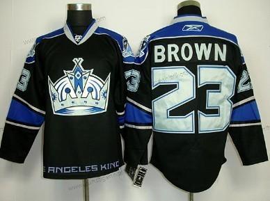 Herren Los Angeles Kings #23 Dustin Brown Ausweichtrikot Trikots – Schwarz