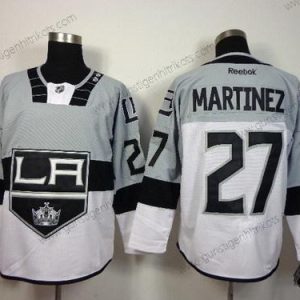 Herren Los Angeles Kings #27 Alec Martinez 2015 Stadium Series #2 Trikots – Grau Weiß