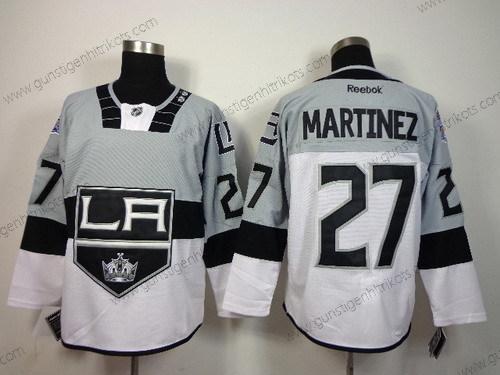 Herren Los Angeles Kings #27 Alec Martinez 2015 Stadium Series #2 Trikots – Grau Weiß