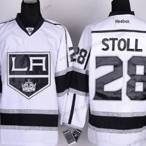 Herren Los Angeles Kings #28 Jarret Stoll Trikots – Weiß