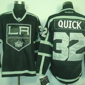 Herren Los Angeles Kings #32 Jonathan Quick Ice Trikots – Schwarz