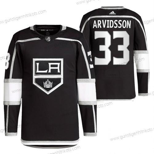 Herren Los Angeles Kings #33 Viktor Arvidsson Strickerei Trikots – Schwarz