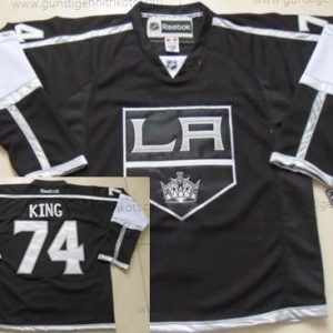 Herren Los Angeles Kings #74 Dwight King Trikots – Schwarz