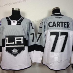 Herren Los Angeles Kings #77 Jeff Carter 2015 Stadium Series #2 Trikots – Grau Weiß