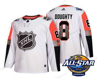 Herren Los Angeles Kings #8 Drew Doughty 2018 NHL All-Star Strickerei Ice Hockey Trikots – Weiß