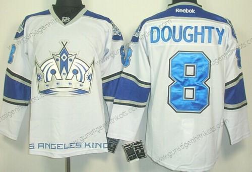 Herren Los Angeles Kings #8 Drew Doughty Ausweichtrikot Trikots – Weiß