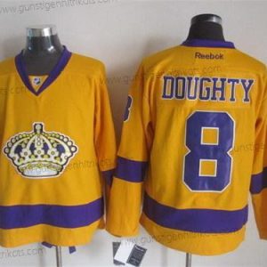 Herren Los Angeles Kings #8 Drew Doughty Trikots – Gelb