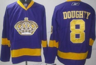 Herren Los Angeles Kings #8 Drew Doughty Trikots – Lila