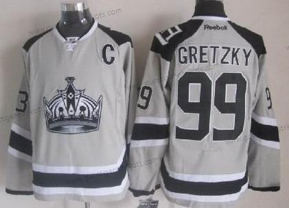 Herren Los Angeles Kings #99 Wayne Gretzky 2014 Stadium Series Trikots – Grau