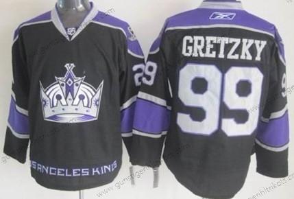 Herren Los Angeles Kings #99 Wayne Gretzky Ausweichtrikot Trikots – Schwarz