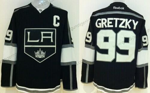 Herren Los Angeles Kings #99 Wayne Gretzky Trikots – Schwarz