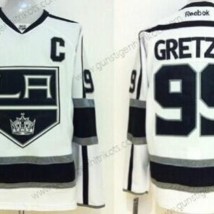 Herren Los Angeles Kings #99 Wayne Gretzky Trikots – Weiß