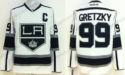 Herren Los Angeles Kings #99 Wayne Gretzky Trikots – Weiß