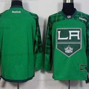 Herren Los Angeles Kings Leer 2016 St. Patrick’S Day Hockey Trikots – Grün