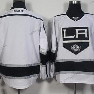 Herren Los Angeles Kings Leer Reebok Auswärtstrikots Hockey Trikots – Weiß