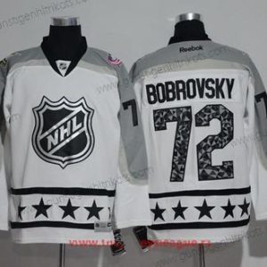 Herren Metropolitan Division Columbus Blue Jackets #72 Sergei Bobrovsky Reebok 2017 NHL All-Star Strickerei Ice Hockey Trikots – Weiß