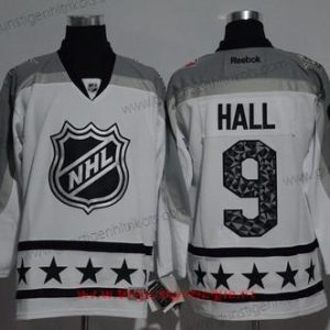 Herren Metropolitan Division New Jersey Devils #9 Taylor Hall Reebok 2017 NHL All-Star Strickerei Ice Hockey Trikots – Weiß