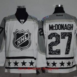 Herren Metropolitan Division New York Rangers #27 Ryan Mcdonagh Reebok 2017 NHL All-Star Strickerei Ice Hockey Trikots – Weiß