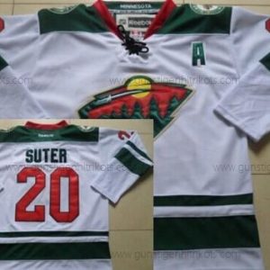 Herren Minnesota Wild #20 Ryan Suter 2014 Trikots – Weiß